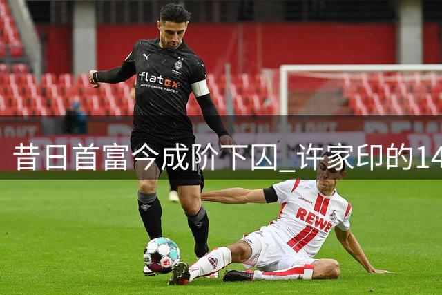 昔日首富今成阶下囚 许家印的14年大起大落